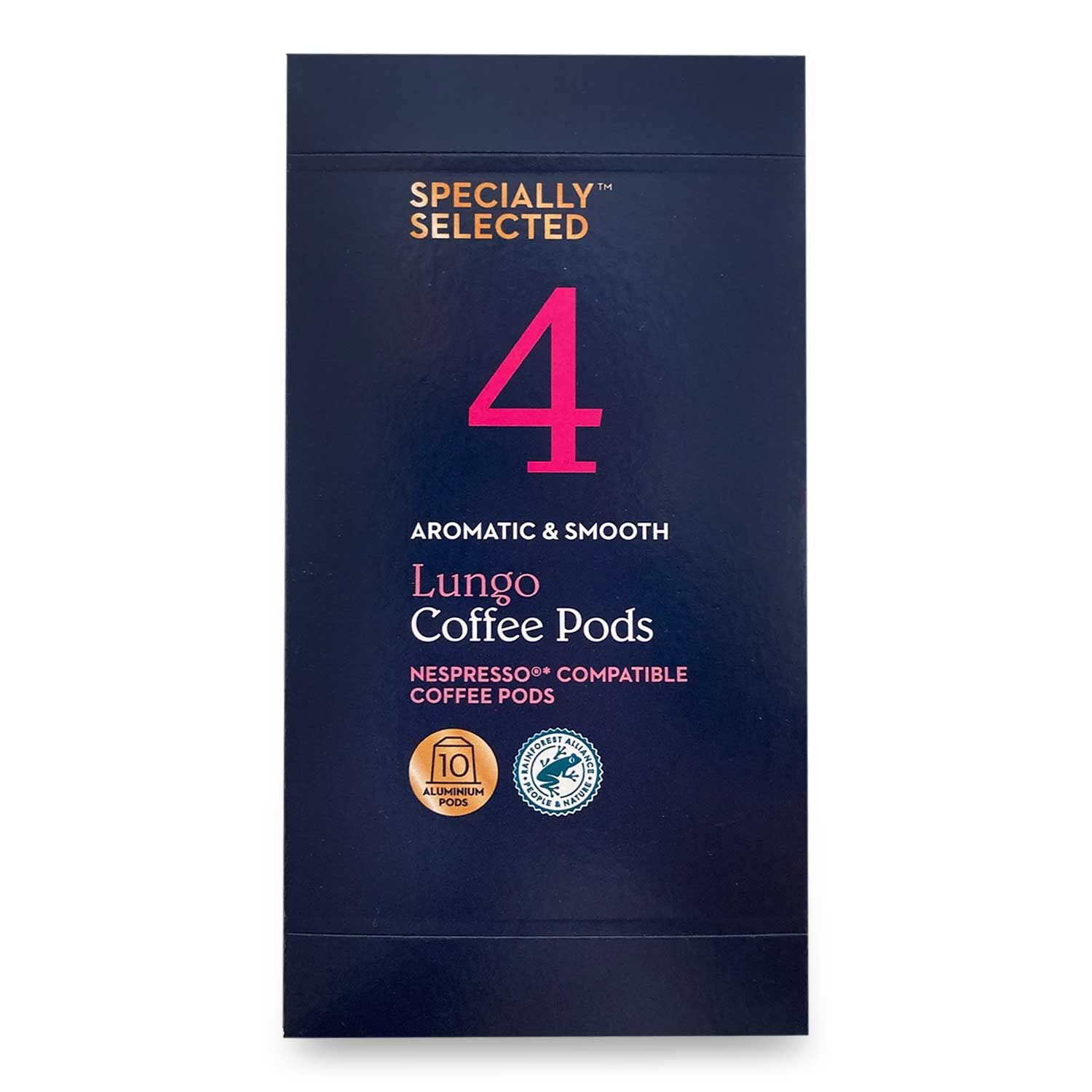 Specially Selected Lungo Coffee Pods 10 Pack | ALDI