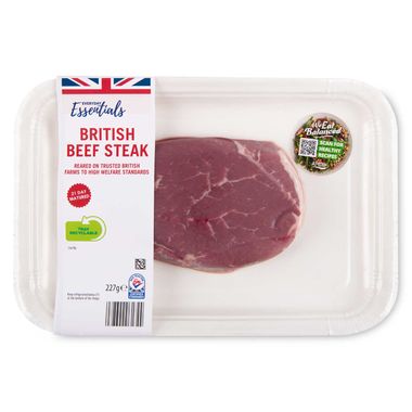 Ashfields 21 Days Matured British Beef Steak 227g