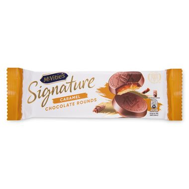 Mcvitie's Signature Caramel Chocolate Rounds 109g