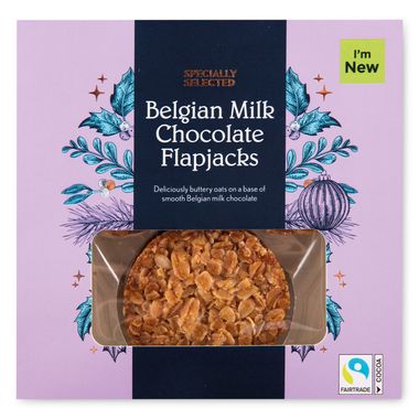 Specially Selected Belgian Milk Chocolate Flapjacks 180g