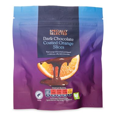 Specially Selected Dark Chocolate Coated Orange Slices 120g