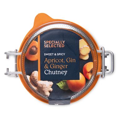 Specially Selected Apricot, Gin & Ginger Chutney 225g