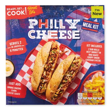 Ready, Set...Cook! Street Eats Philly Cheese Meal Kit 300g