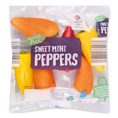 Nature's Pick Sweet Mini Peppers 190g