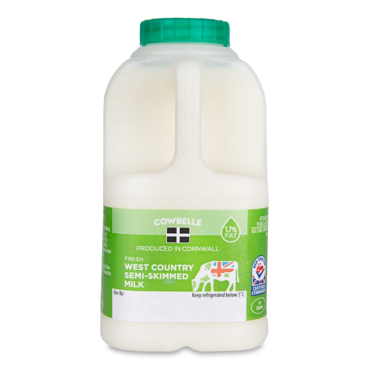 Cowbelle West Country Semi-skimmed Milk 1.7% Fat 568ml/1 Pint | ALDI