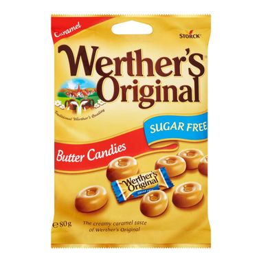 Werther's Original Sugar Free Butter Candies 80g