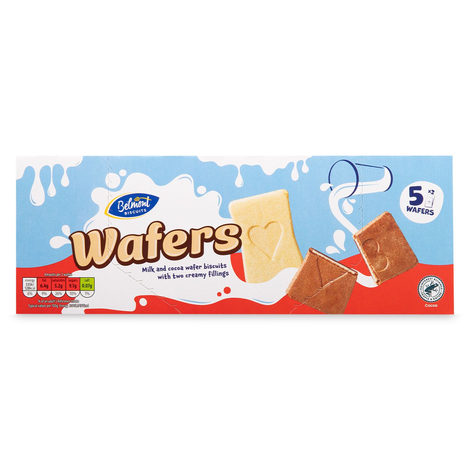 Belmont Filled Biscuit Wafers 128g | ALDI