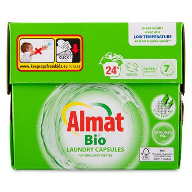 Almat Bio Liquid Laundry Capsules 24x17ml/24 Capsules