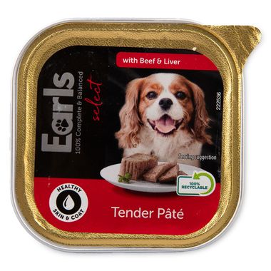 Earls Select Tender Pâté With Beef & Liver 150g