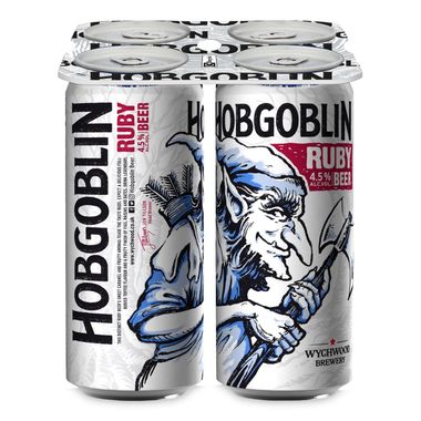 Wychwood Brewery Hobgoblin Ruby Beer 4 X 440ml