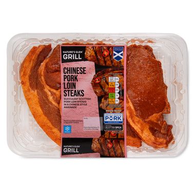 Nature's Glen Chinese Pork Loin Steaks 440g