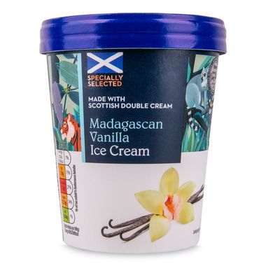 Specially Selected Deliciously Creamy Madagascan Vanilla Ice Cream 500ml