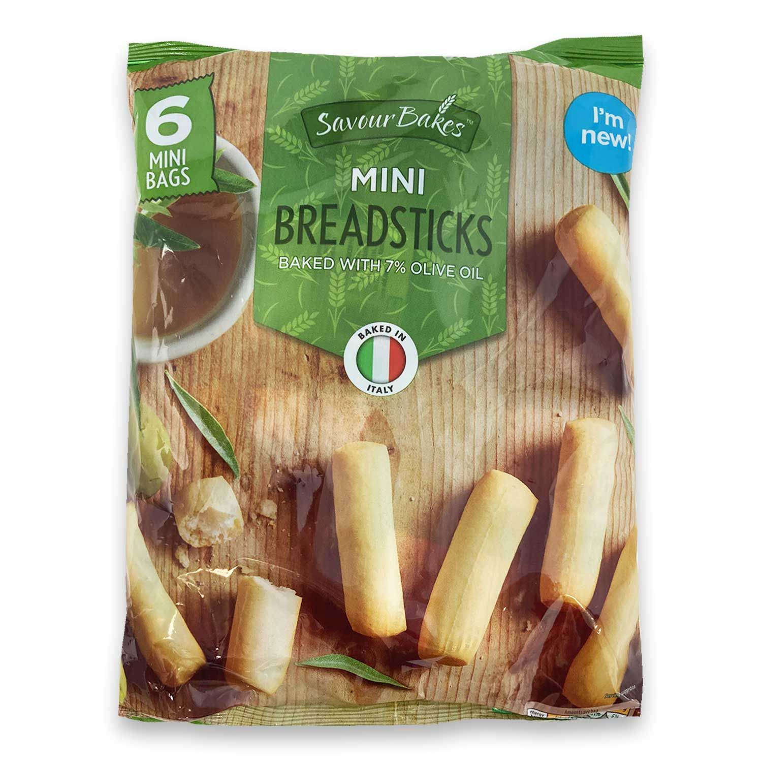 Savour Bakes Mini Breadsticks 120g (6x20g) ALDI