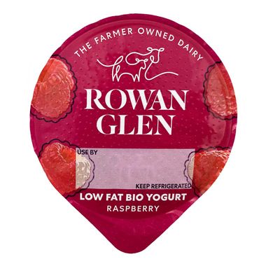 Rowan Glen Low Fat Bio Yogurt Raspberry 125g