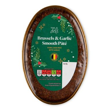 The Deli Brussels & Garlic Smooth Pâté 200g