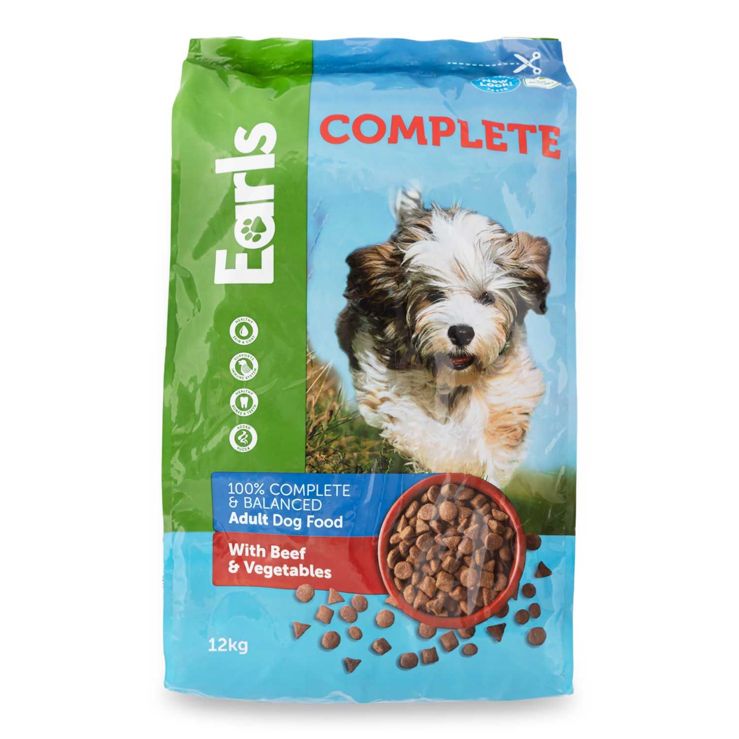 Earls Complete Dry Dog Food With Beef And Vegetables 12kg ALDI