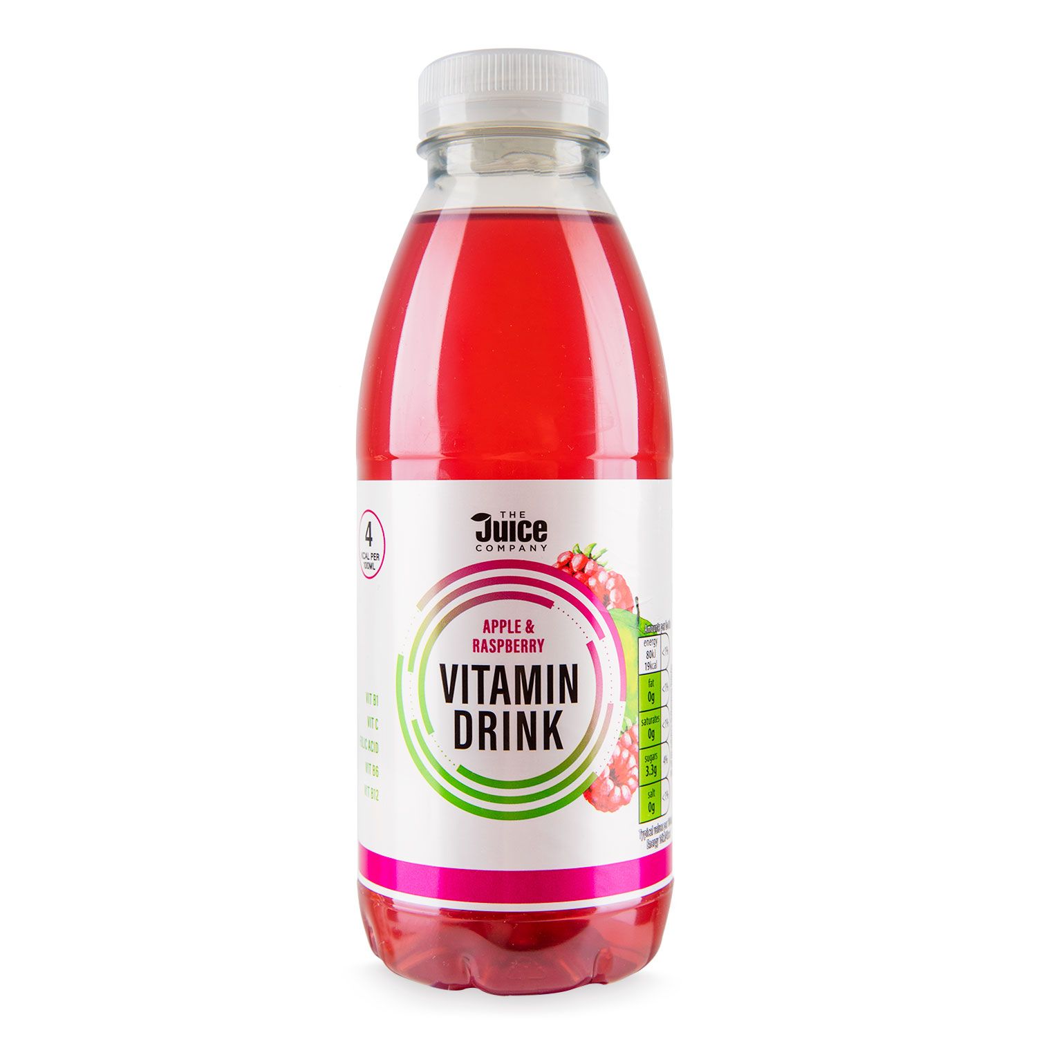 The Juice Company Apple & Raspberry Vitamin Drink 500ml | ALDI