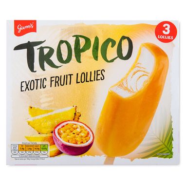 Gianni's Tropico Exotic Fruit Lollies 3x100ml