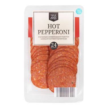 The Deli Hot Pepperoni Pork Sausage 120g