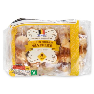 Bon Appetit! Plain Sugar Waffles 275g/5 Pack