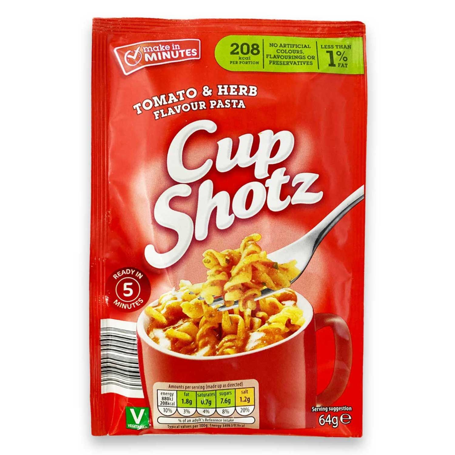 Bramwells Express Tomato & Herb Flavour Pasta Cup Shotz 64g | ALDI