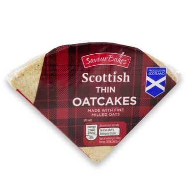 Savour Bakes Scottish Thin Oatcakes 125g