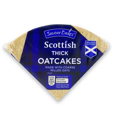 Savour Bakes Scottish Thick Oatcakes 150g