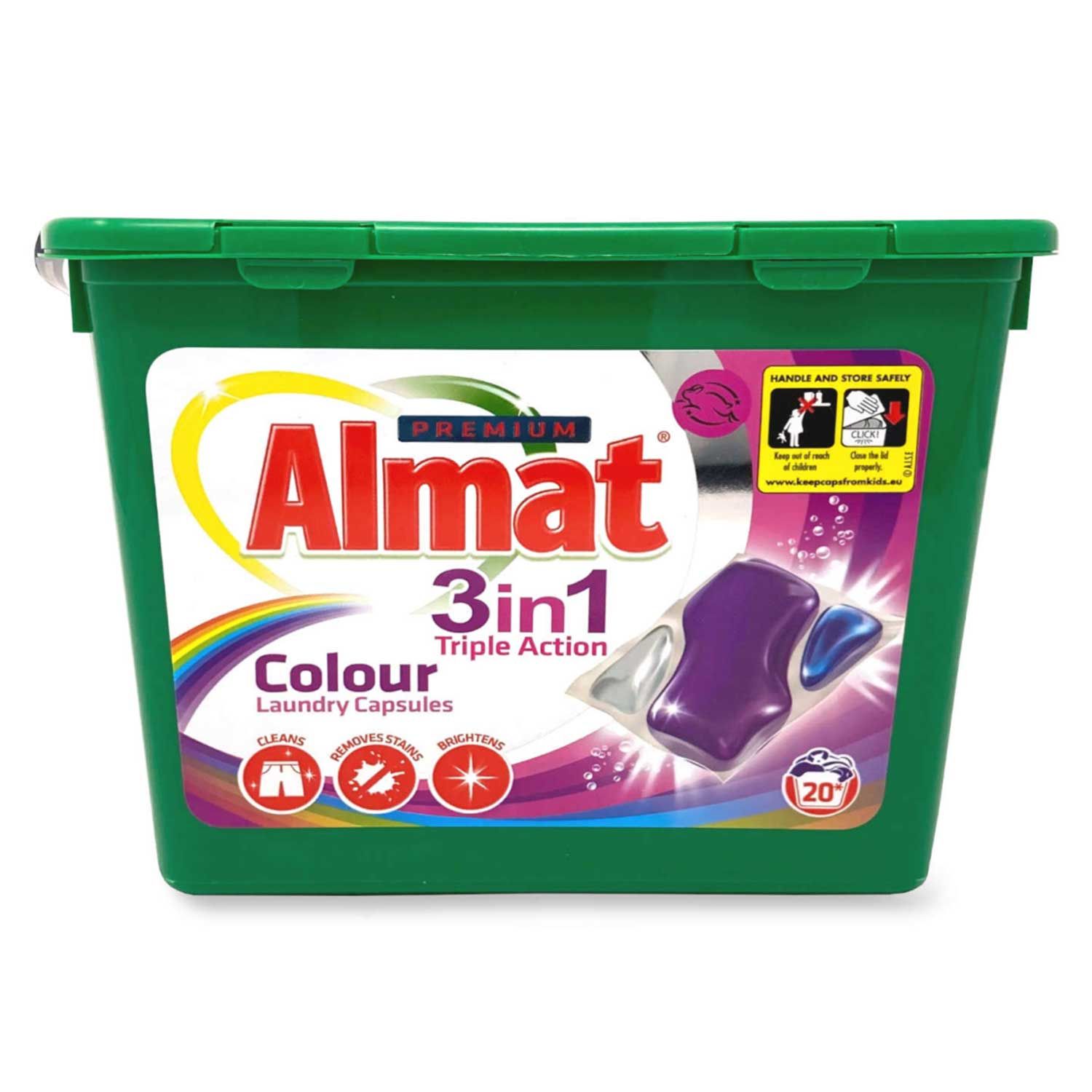 Almat Laundry Sachets 3 In 1 - Colour 20 Pack/20 Washes | ALDI