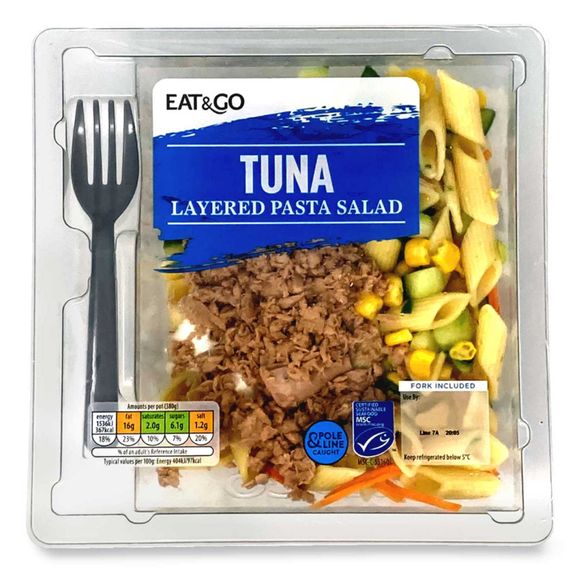 Eat & Go Tuna Layered Pasta Salad 380g | ALDI