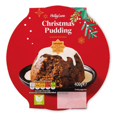 Holly Lane 6 Month Matured Christmas Pudding 400g