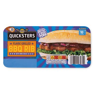 Quicksters Flame Grilled BBQ Rib 163g