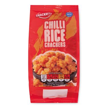 Snackrite Chilli Rice Crackers 85g