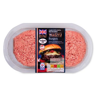 Specially Selected British Wagyu Beef Burgers 340g