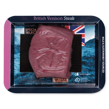 Specially Selected British Wild Venison Steak 180g