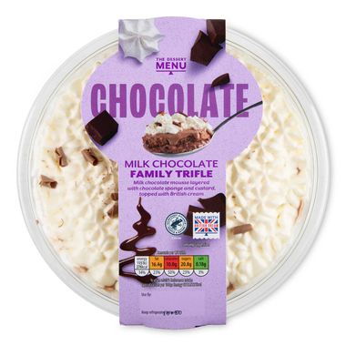 Dessert Menu Milk Chocolate Trifle 500g