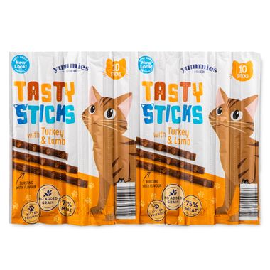 Vitacat Turkey & Lamb Tasty Sticks 50g/10 Pack