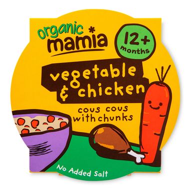 Mamia Organic Vegetable & Chicken Couscous With Chunks 200g