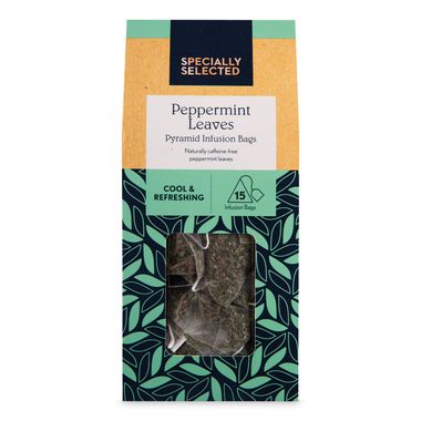 Specially Selected Peppermint Leaves Pyramid Infusion Bags 30g/15 Pack