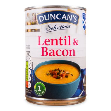 Duncan's Lentil & Bacon Soup 400g