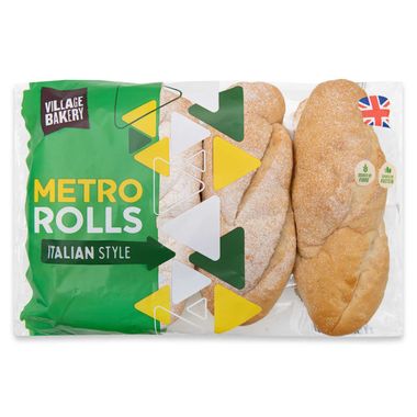 Village Bakery Italian Style Metro Rolls 4x100g