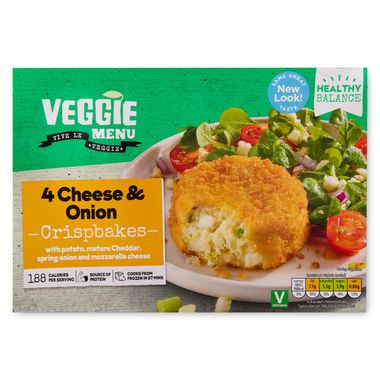 Veggie Menu Cheese & Spring Onion Crispbakes 454g/4 Pack