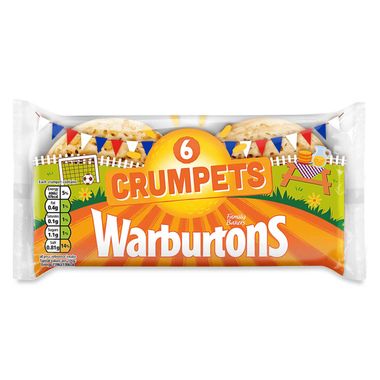 ALDI > Pet > Warburtons Crumpets 6 Pack