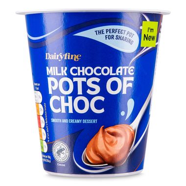 Dairy Fine Milk Chocolate Pots Of Choc 350g