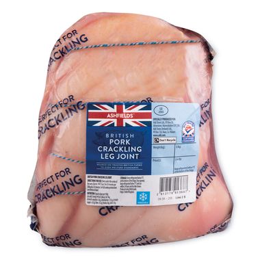 Ashfields British Pork Crackling Leg Joint Typically 1.5kg