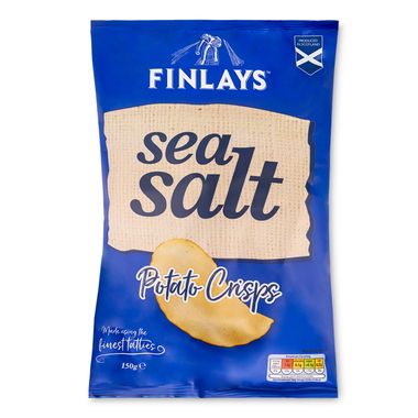 Finlays Sea Salt Potato Crisps 150g