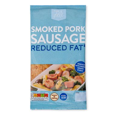 The Deli Smoked Reduced Fat Pork Sausage 160g