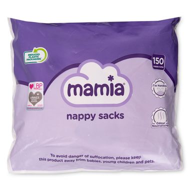 Mamia Nappy Sacks 150 Pack