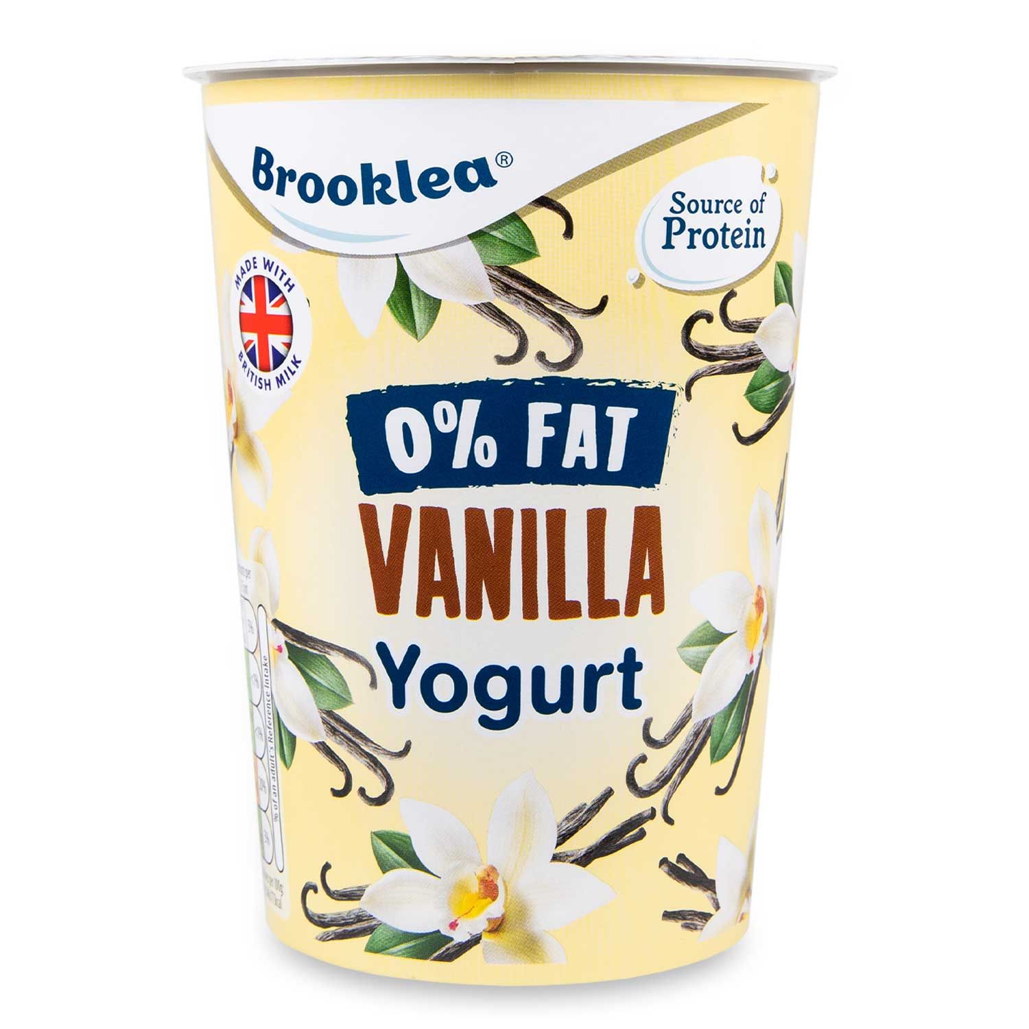 Brooklea Fat Free Vanilla Yogurt 450g | ALDI