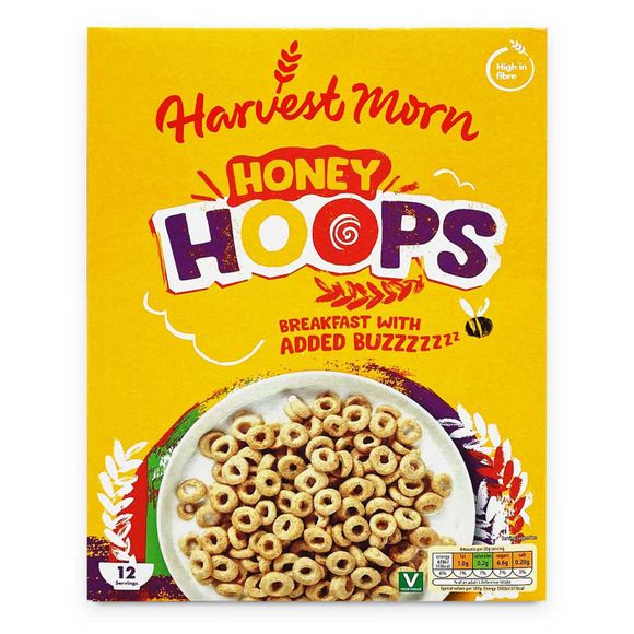 Harvest Morn Honey Hoops 375g | ALDI