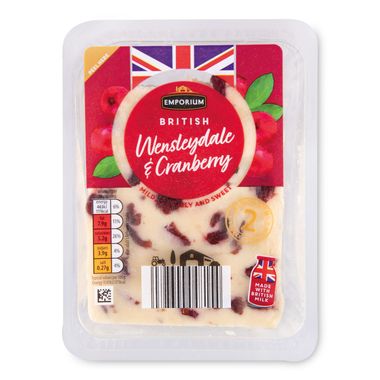 Emporium Speciality Cheese Wensleydale With Cranberry 200g